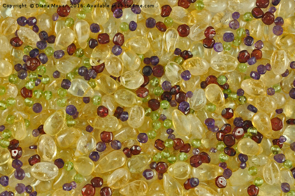 Gemstones Picture Board by Diana Mower