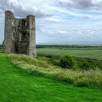 Buy canvas prints of Hadleigh Castle by Diana Mower