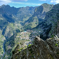 Buy canvas prints of The High Mountains of Madeira by Diana Mower