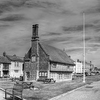 Buy canvas prints of Aldeburgh Town and Promenade by Diana Mower