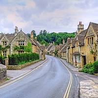 Buy canvas prints of Castle Combe   by Diana Mower
