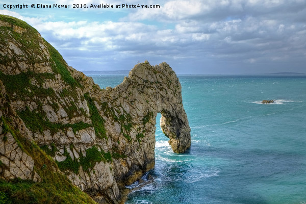 Durdle Door Picture Board by Diana Mower