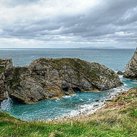Buy canvas prints of Stair Hole, Dorset. by Diana Mower