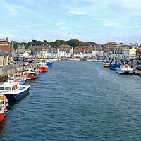 Buy canvas prints of Weymouth Harbour by Diana Mower