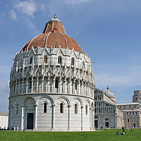 Buy canvas prints of Piazza Dei Miracoli Pisa by Diana Mower