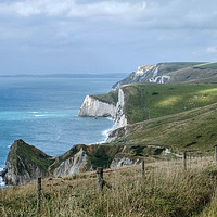 Buy canvas prints of The Jurassic coast, Dorset. by Diana Mower