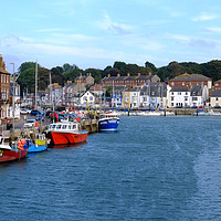 Buy canvas prints of Weymouth Harbour by Diana Mower
