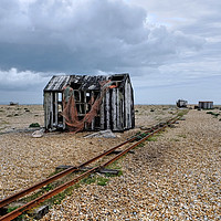 Buy canvas prints of Stormy Dungeness by Diana Mower