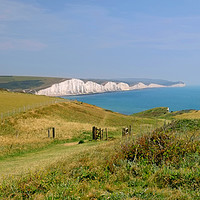 Buy canvas prints of The Seven Sisters  by Diana Mower