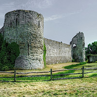 Buy canvas prints of Pevensey Castle by Diana Mower