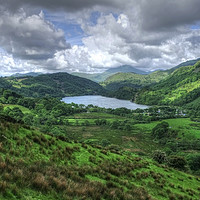 Buy canvas prints of Nant Gwynant Valley by Diana Mower