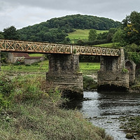 Buy canvas prints of Tintern Railway bridge by Diana Mower