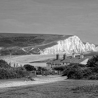 Buy canvas prints of The Seven Sisters by Diana Mower