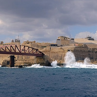 Buy canvas prints of The Grand Harbour Valletta by Diana Mower