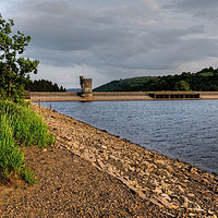 Buy canvas prints of Early Evening, Llwyn-on Reservoir by Diana Mower