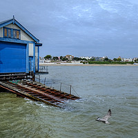 Buy canvas prints of The Old Lifeboat Station Clacton Pier by Diana Mower