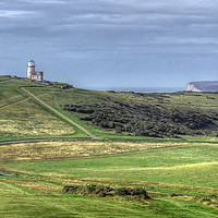 Buy canvas prints of Belle Tout lighthouse by Diana Mower