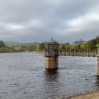Buy canvas prints of Lower Laithe Reservoir Yorkshire by Diana Mower