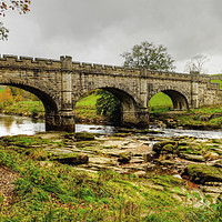 Buy canvas prints of The Nidd Aquaduct by Diana Mower