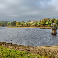 Buy canvas prints of Lower Laithe Reservoir by Diana Mower