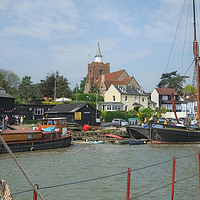 Buy canvas prints of Maldon Though the Rigging by Diana Mower