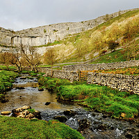 Buy canvas prints of  Malham Cove Yorkshire Dales by Diana Mower