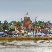 Buy canvas prints of The Hythe  Quay Maldon  by Diana Mower