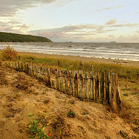 Buy canvas prints of Early evening Sand Bay  by Diana Mower