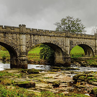 Buy canvas prints of The Nidd Aquaduct Yorkshire by Diana Mower