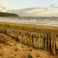 Buy canvas prints of Early evening Sand Bay Somerset by Diana Mower