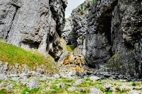 Gordale Scar Picture Board by Diana Mower