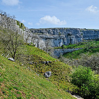Buy canvas prints of  Malham Cove  by Diana Mower