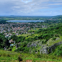 Buy canvas prints of Cheddar Gorge Somerset  by Diana Mower