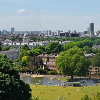 Buy canvas prints of Greenwich London  Panoramic          by Diana Mower