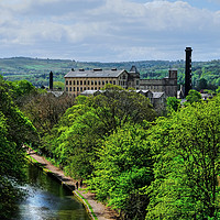 Buy canvas prints of Bingley Yorkshire by Diana Mower