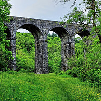 Buy canvas prints of Pontsarn Viaduct Merthyr Tydfil by Diana Mower