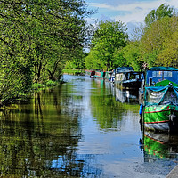 Buy canvas prints of Leeds and Liverpool Canal  by Diana Mower