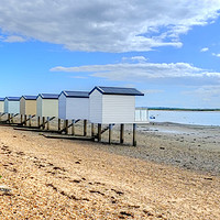 Buy canvas prints of Mill beach Osea  Essex by Diana Mower