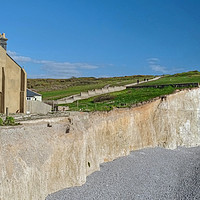 Buy canvas prints of Birling Gap Sussex by Diana Mower