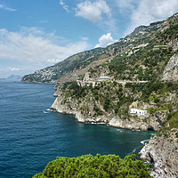 Buy canvas prints of Amalfi Coast Italy by Diana Mower