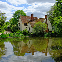 Buy canvas prints of Willy Lott’s House Flatford by Diana Mower
