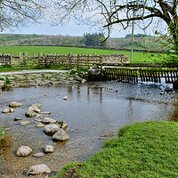 Buy canvas prints of  Malham Beck Yorkshire by Diana Mower