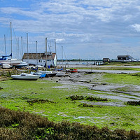Buy canvas prints of Mill beach Essex by Diana Mower