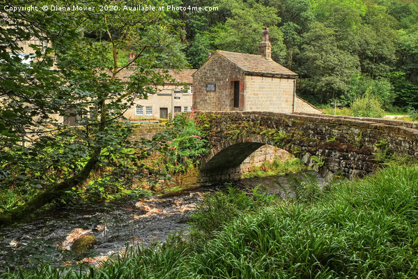 The Stone Bridge at Gibson Mill, Yorkshire, Picture Board by Diana Mower