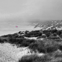 Buy canvas prints of Camber Sands Sussex  by Diana Mower
