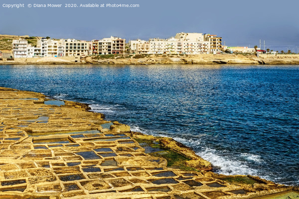 Marsaskala Salt Pans Malta Picture Board by Diana Mower
