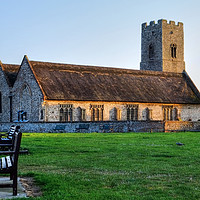 Buy canvas prints of Pakefield All Saint's and St Margarets Church by Diana Mower