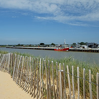 Buy canvas prints of Walberswick and Southwold  by Diana Mower