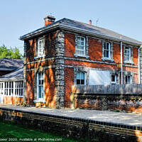 Buy canvas prints of Clare Disused Railway Station Suffolk by Diana Mower