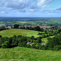 Buy canvas prints of Glastonbury Tor View Somerset                      by Diana Mower